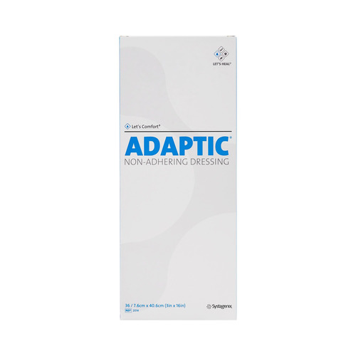 MON4635CS - Systagenix - Systagenix Petrolatum Impregnated Dressing Adaptic&trade; 3 x 16" Gauze Petrolatum Sterile, 36 EA/BX, 6BX/CS