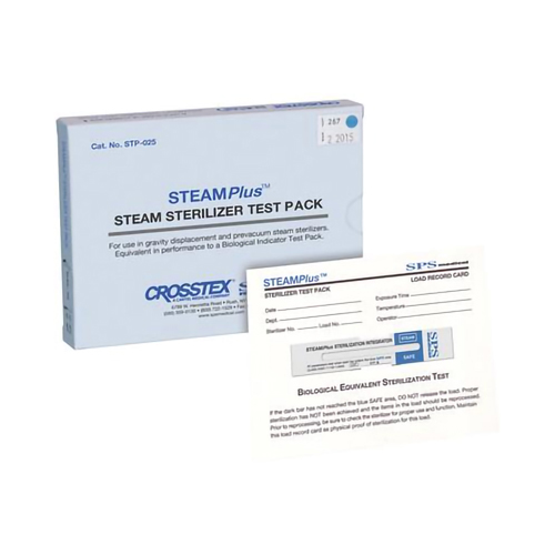 STEAMPlus Sterilization Chemical Integrator Pack Steam 4 Inch, 1/PK