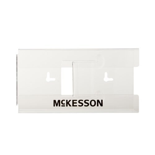 MON464711CS - McKesson - McKesson Glove Box Holder Horizontal or Vertical Mount 1-Box Clear 4" x 5-1/2" x 10" Plastic, 10 EA/CS