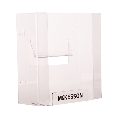 MON464712CS - McKesson - McKesson Glove Box Holder Horizontal or Vertical Mounted 2-Box Capacity Clear 4 x 10 x 10-3/4&quot; Plastic, 10 EA/CS