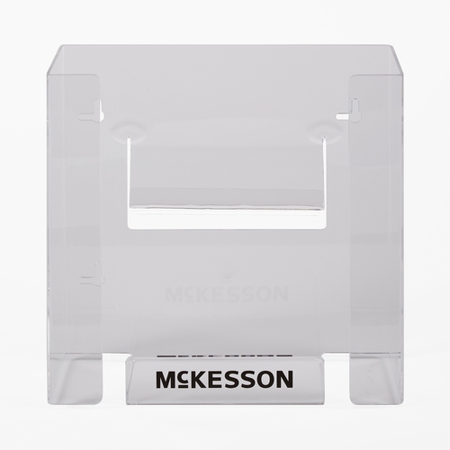 MON464712CS - McKesson - McKesson Glove Box Holder Horizontal or Vertical Mounted 2-Box Capacity Clear 4 x 10 x 10-3/4&quot; Plastic, 10 EA/CS