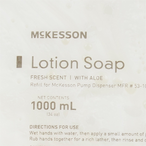 MON468272CS - McKesson - McKesson General Purpose Soap Lotion 1000 mL Dispensing Bag, 10EA/CS