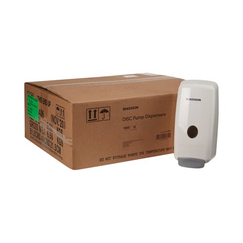 MON468279CS - McKesson - McKesson Soap Dispenser Wall Mount 1000 mL, 12 EA/CS