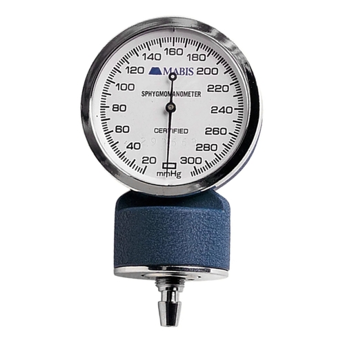 MON470121EA - Mabis Healthcare - Aneroid Sphygmomanometer Precision Blue Cuff, 300 mmHg Calibration