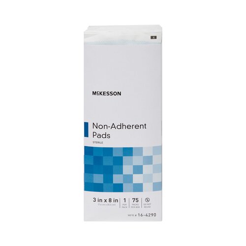MON471997EA - McKesson - McKesson Non-Adherent Dressing Medi-Pak Performance Nylon / Polyester Blend 3" x 8" Sterile, 1/PK
