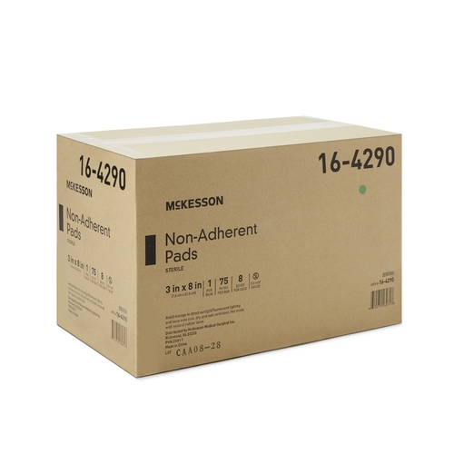 MON471997EA - McKesson - McKesson Non-Adherent Dressing Medi-Pak Performance Nylon / Polyester Blend 3" x 8" Sterile, 1/PK