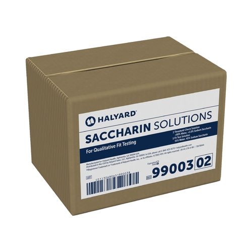 MON472092CS - Halyard - Fit Test Solutions Kit, Saccharin, 1/CS