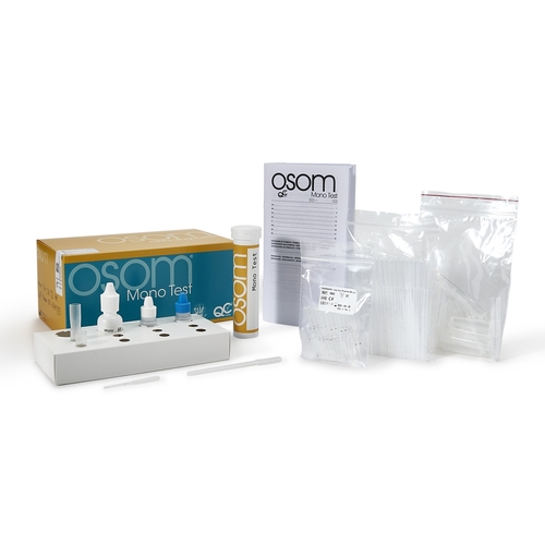 MON472929CS - Sekisui Diagnostics - Rapid Test Kit OSOM&reg; Mono Test Infectious Disease Immunoassay Infectious Mononucleosis Whole Blood / Serum / Plasma Sample 25 Tests, 6/CS