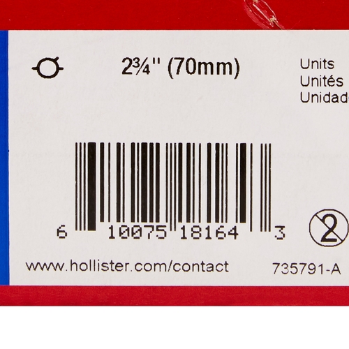 MON474564BX - Hollister - Ostomy Pouch New Image&trade; Two-Piece System 12" Length Drainable, 10EA/BX