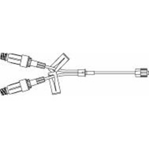 MON477893CS - B. Braun - Extension Set UltraSite&reg; 7.5" 2 Ports 0.8 mL Priming Volume DEHP-Free, 50/CS