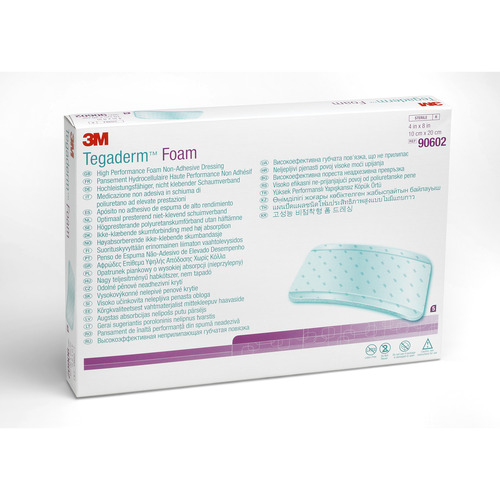 MON478357CS - 3M - Tegaderm&trade; 4" x 8" Rectangle Non-Adhesive Sterile Foam Dressing, 30 EA/CS