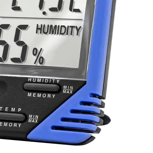MON482112EA - PANTek Technologies - Thermometer / Clock / Humidity Monitor Fisherbrand Traceable Fahrenheit / Celsius 32-&deg; to 122-&deg;F (0-&deg; to 50-&deg;C) Internal Sensor Flip-out Stand / Wall Mount Battery Operated, 1/EA