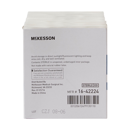 MON482409CS - McKesson - McKesson Sponge Dressing Medi-Pak Performance Plus Poly / Rayon 4-Ply 2" x 2" Square, 3000 EA/CS