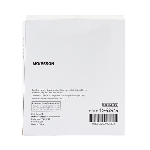 MON482411PK - McKesson - McKesson Sponge Dressing Medi-Pak Performance Plus Poly / Rayon 4-Ply 4" x 4" Square, 2 EA/PK