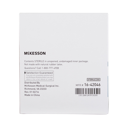 MON482415CS - McKesson - McKesson Split Sponges, 4" x 4", Sterile, 6-Ply, 12 Boxes/Case