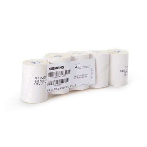 MON485980RL - Siemens - Siemens Label Printer Paper Clinitek 5 Rolls per Pack Clinitek Status, Clinitek Status+ and DCA Vantage Chemistry Analyzers, 1/RL