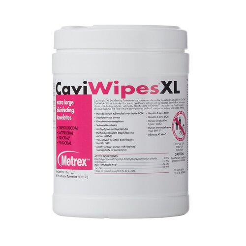 MON486719CN - Metrex Research - Metrex Research Multi-Purpose Disinfectant CaviWipes&reg; XL Wipe Pull-Up, 66EA/BX