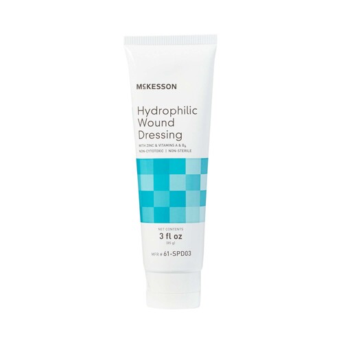 MON488915CS - McKesson - McKesson Hydrophilic Wound Dressing Nutra Fill 3 Ounce Tube