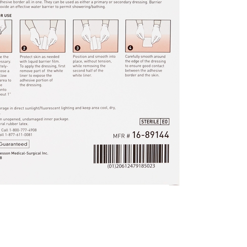 MON488920CS - McKesson - McKesson Island Dressing Polypropylene/Rayon 4" X 4", 25EA/BX, 4BX/CS