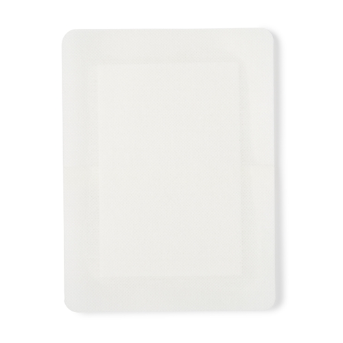 MON488926CS - McKesson - McKesson Adhesive Island Dressing 6" x 8" Polypropylene / Rayon Rectangle 4" x 6" Pad White Sterile, 100 EA/CS