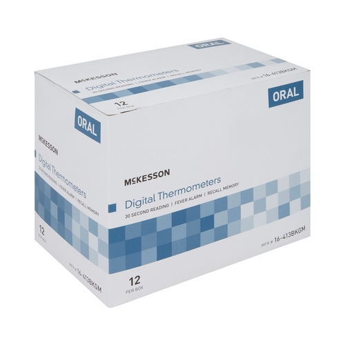 MON491094EA - McKesson - McKesson Digital Oral Thermometer entrust&reg; Performance Standard Probe Hand-Held
