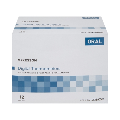 MON491094EA - McKesson - McKesson Digital Oral Thermometer entrust&reg; Performance Standard Probe Hand-Held