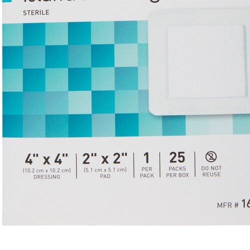 MON491826CS - McKesson - McKesson Island Dressing Polypropylene/Rayon 4" X 4", 25EA/BX, 4BX/CS