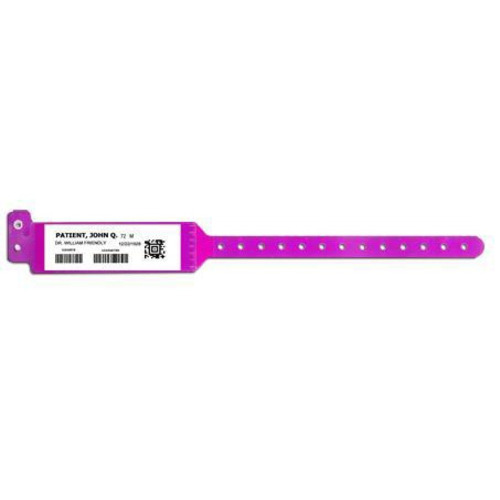 MON495391BX - Precision Dynamic - Patient Identification Band Sentry Bar Code LabelBand Adhesive Label Snap Closure Without Legend, 500 EA/BX