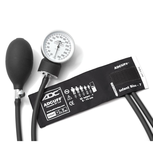 MON497344EA - American Diagnostic - Aneroid Sphygmomanometer Unit Prosphyg&trade;760 Series 2-Tubes Pocket Aneroid Infant Size 7 Cuff, 1/EA