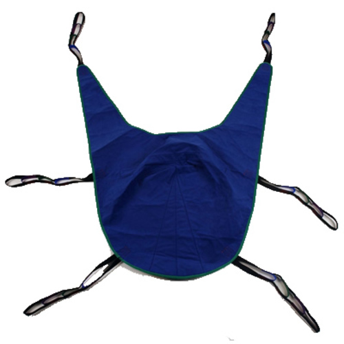 MON499007EA - Invacare - Divided Leg Sling Reliant 6 Point With Head Support Chainless Large 450 lbs. Weight Capacity, 1/EA