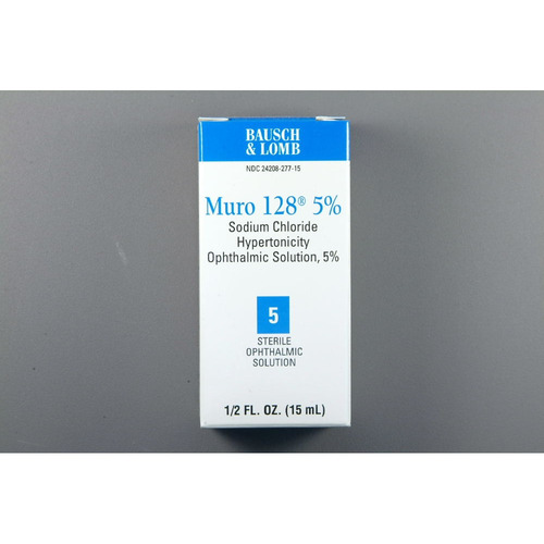 MON499448EA - Bausch & Lomb - Muro 128&reg; Lubricant Eye Drops - 15 mL