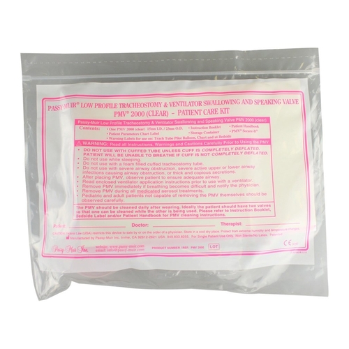 MON501793EA - Passy-Muir - Tracheostomy and Ventilator Swallowing and Speaking Valve PMV Clear