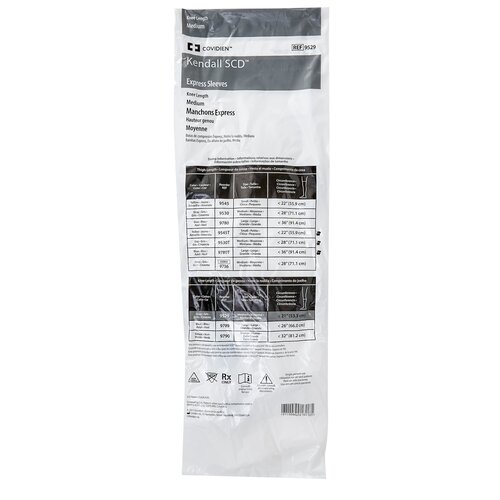 MON504159CS - Cardinal Health - Cardinal Health SCD&trade; Express Sleeve, Knee Length, Medium, 5PR/CS