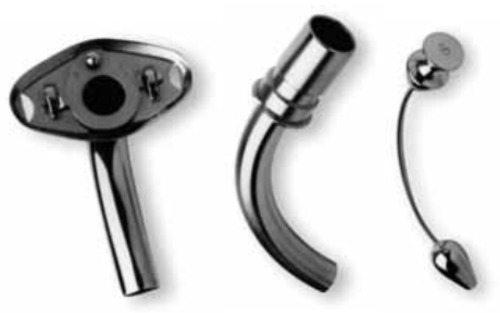 MON509390EA - Premier Dental Products - Tracheostomy Tube Jackson Improved Regular Size 6 Uncuffed, 1/EA