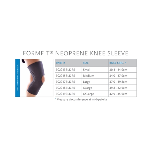 MON509876EA - Ossur - Knee Support Form Fit&reg; 2X-Large Slip-On Left or Right Knee