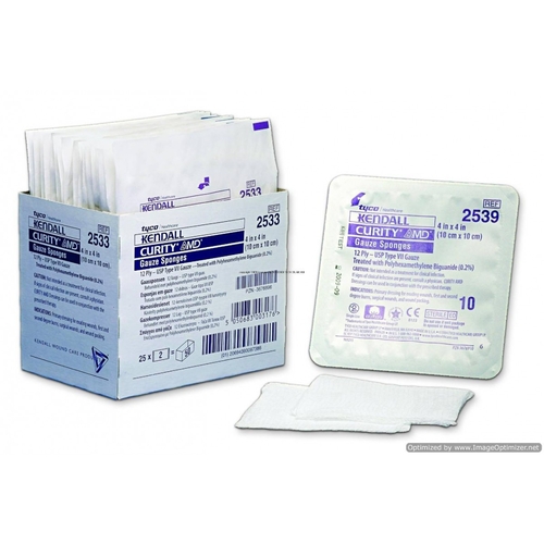 MON513052CS - Cardinal Health - Curity AMD Antimicrobial Dressing 4" x 4" Sterile, 1200 EA/CS