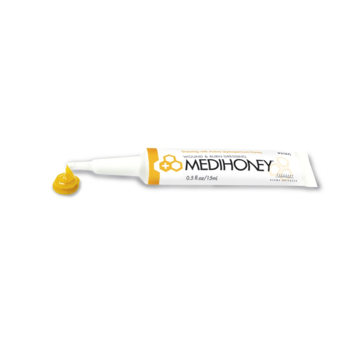 BettyMills Wound and Burn Dressing MEDIHONEY Paste 0.5 oz Tube Derma
