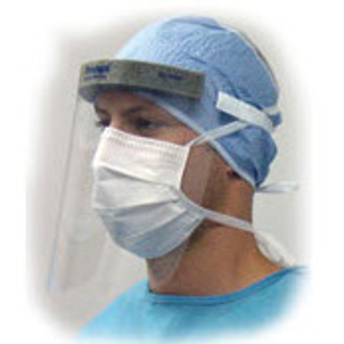 MON515643CS - Aspen Surgical Products - Face Shield One Size Fits Most Full Length Anti-fog Disposable NonSterile, 50/CS