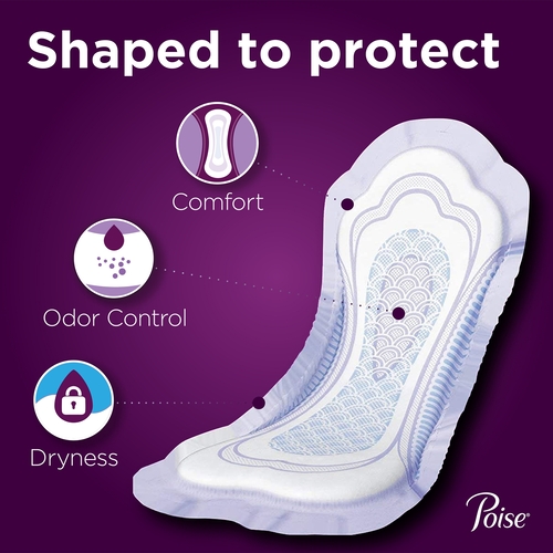 MON518188PK - Kimberly Clark Professional - Kimberly Clark Professional Poise&reg; Bladder Control Pads, 16/PK
