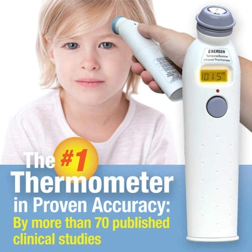 MON518379EA - Exergen - Digital Temporal Thermometer TemporalScanner&reg; TAT-2000 Temporal Infrared Probe Hand-Held
