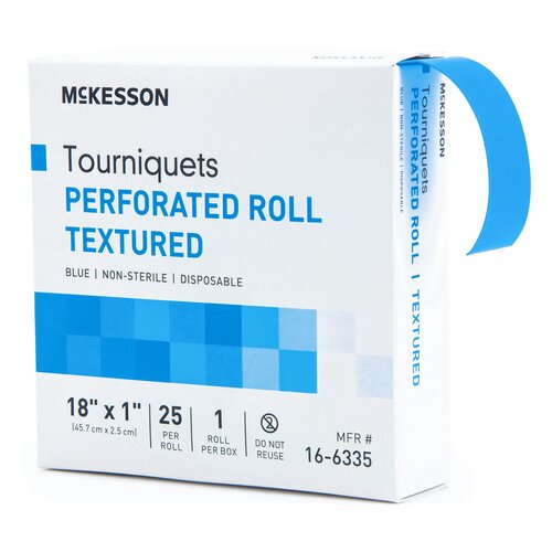 MON520569CS - McKesson - McKesson Tourniquet Band on Roll 18&quot; Length, 500 EA/CS