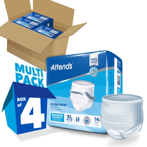 MON522095CS - Attends - Attends Moderate Absorbency Protective Underwear