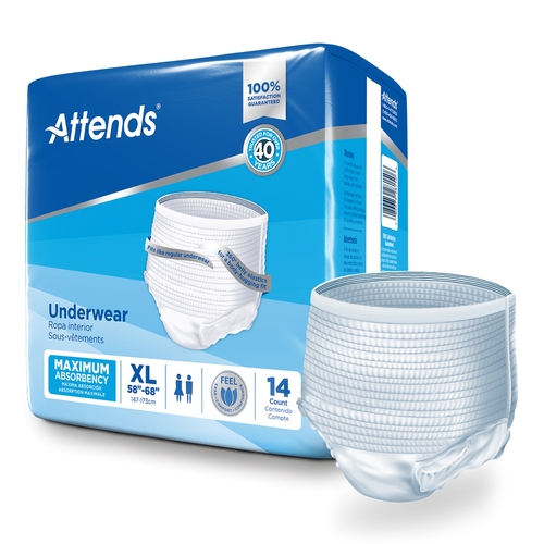 MON522095CS - Attends - Attends Moderate Absorbency Protective Underwear
