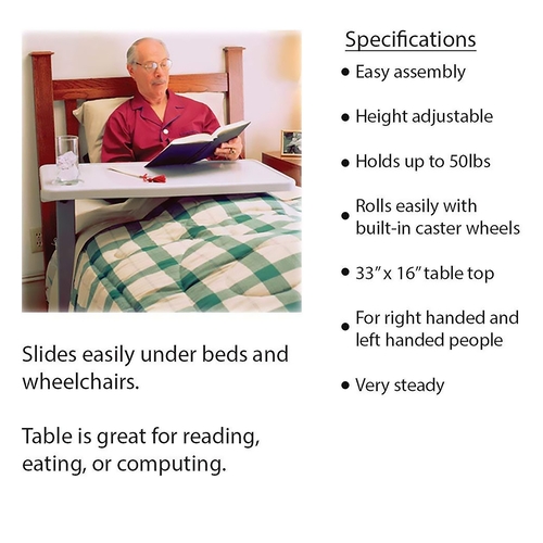 MON528188EA - Apex-Carex - Overbed Table Carex Non Tilt Adjustment Handle