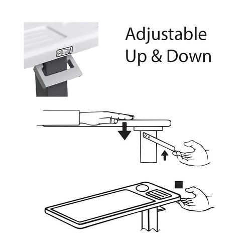 MON528188EA - Apex-Carex - Overbed Table Carex Non Tilt Adjustment Handle