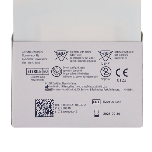 MON529380CS - Cardinal Health - Cardinal Health Sponge Dressing Versalon Poly / Rayon 4-Ply 2" x 2" Square, 1500 EA/CS