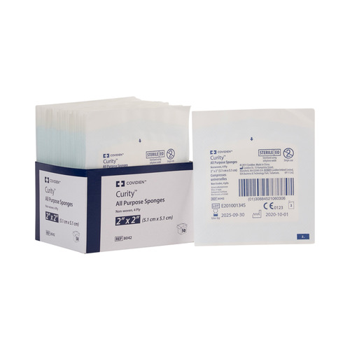 MON529380CS - Cardinal Health - Cardinal Health Sponge Dressing Versalon Poly / Rayon 4-Ply 2" x 2" Square, 1500 EA/CS