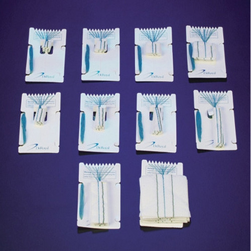 MON531282CS - DeRoyal - Surgical Neuro Sponge X-Ray Detectable Rayon 1-1/2 X 1-1/2 Inch 10 Count Pack Sterile