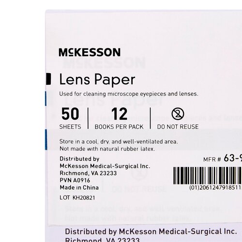 MON531459EA - McKesson - McKesson Lens Cleaner for Optical Instruments Cleaning microscope eyepieces and Lenses, 1/EA