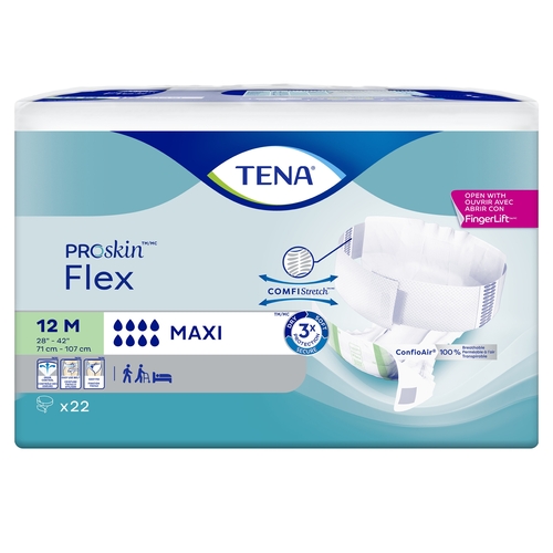 TENA® Proskin™ Flex Super Brief, Maximum Absorbency, Size 12/Medium